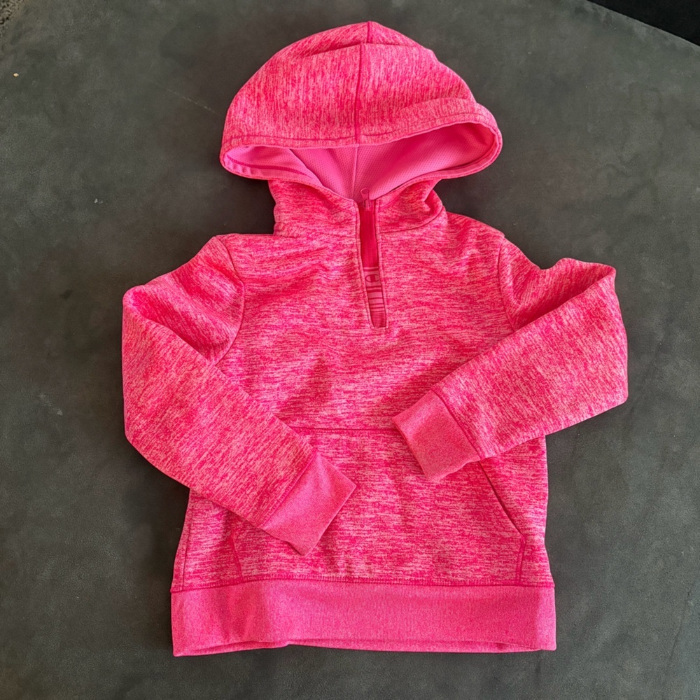 Champion Girls Pink Hoodie Size 5 Pullover Sweatshirt